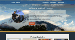 Desktop Screenshot of finaltransit.com