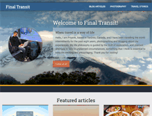 Tablet Screenshot of finaltransit.com